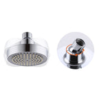 Round Small Upper Shower Head Wall Mount Adjustable Shower Head