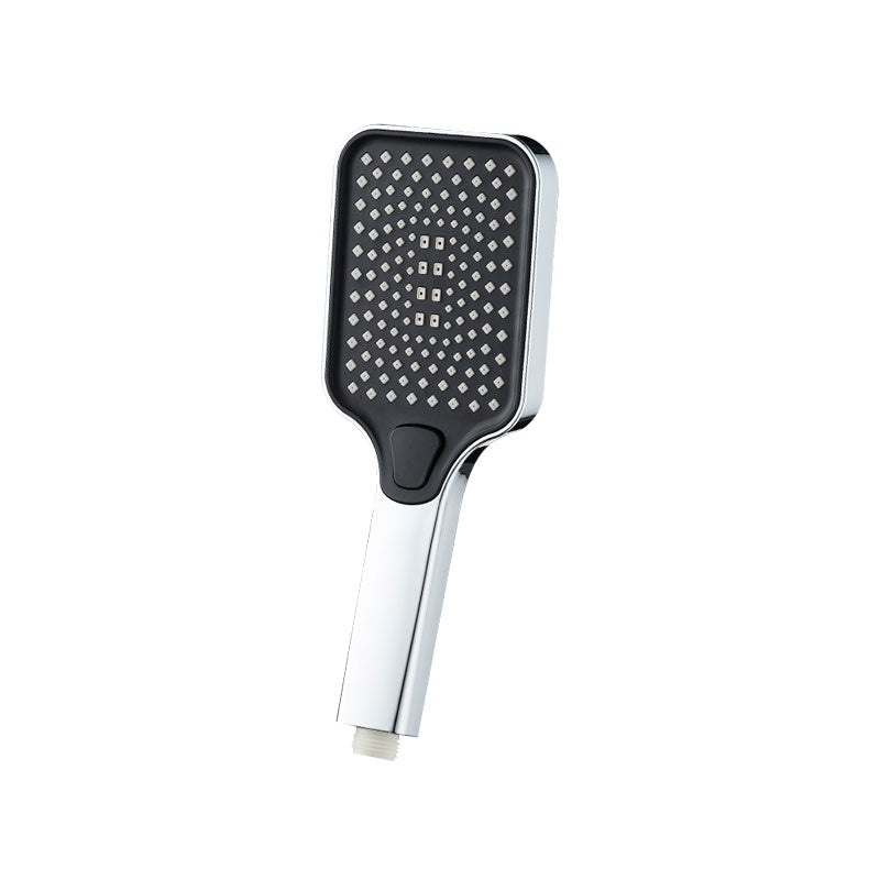 Rectangular Pressure Shower Head 4-Adjustable Water Flow Hand Shower