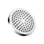 4-Setting Silver Shower Set Concealed Wall Mount Holder Tee with Outlet