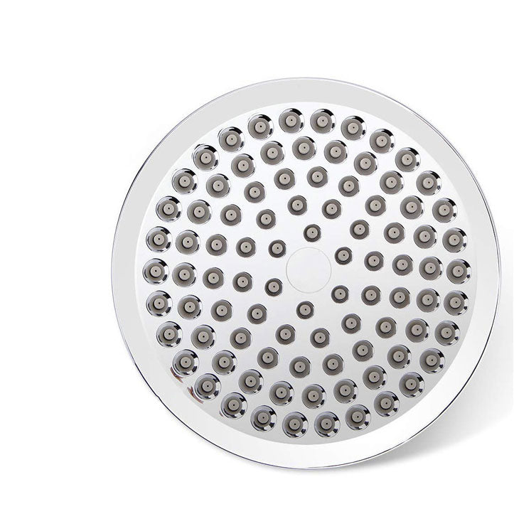 4-Setting Silver Shower Set Concealed Wall Mount Holder Tee with Outlet