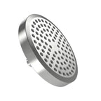 Round Pressure Regulated Rain Shower Head Wall Mount Adjustable Shower Head
