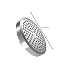 Round Pressure Regulated Rain Shower Head Wall Mount Adjustable Shower Head