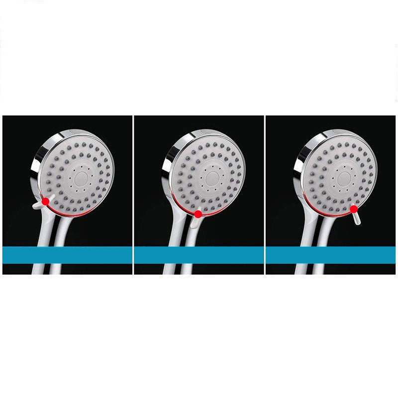 High Pressure 8 Inch Shower Set 3-Function Hand Shower Stainless Steel Square Ceiling Shower Head