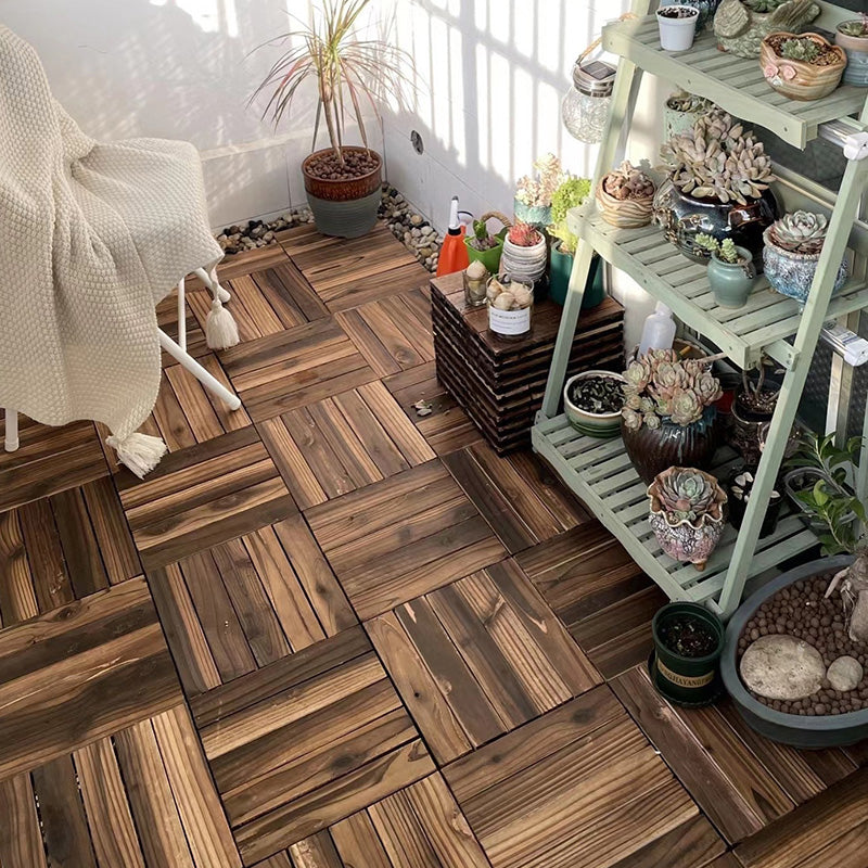 Country House Engineered Floor Tile Waterproof Click-Lock Indoor Wood Flooring