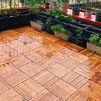 Country House Engineered Floor Tile Waterproof Click-Lock Indoor Wood Flooring