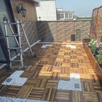 Country House Engineered Floor Tile Waterproof Click-Lock Interior Wood Floor