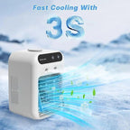 Portable 3-In-1 Cooling Fan with 2-Speed Mist