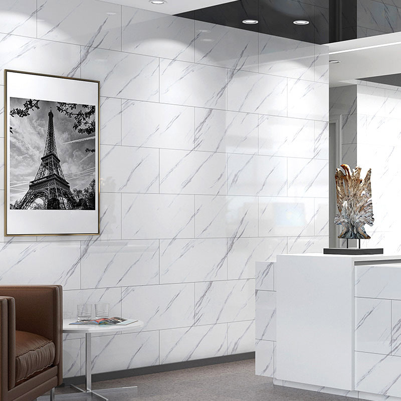Modern Peel-and-Stick Wall Tile PVC Peel/Stick Wall Tile