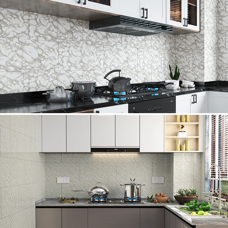 Modern Peel-and-Stick Wall Tile PVC Peel/Stick Wall Tile