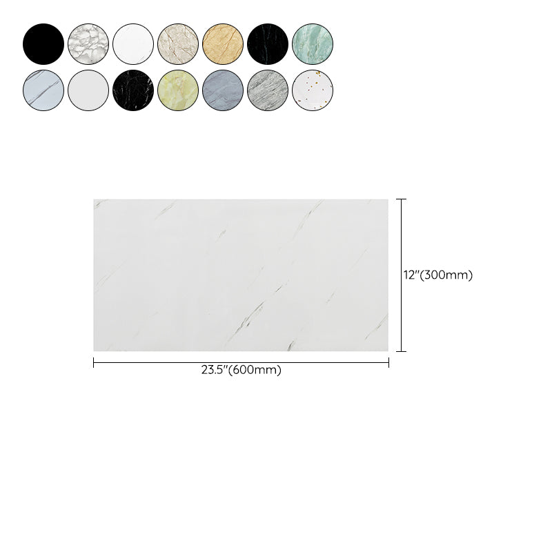Modern Peel-and-Stick Wall Tile PVC Peel/Stick Wall Tile