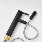 Lever handle faucet Glam Style with swivel spout for the bathroom