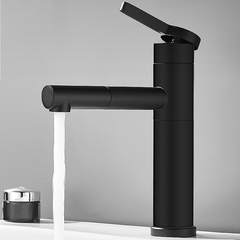Lever handle faucet Glam Style with swivel spout for the bathroom
