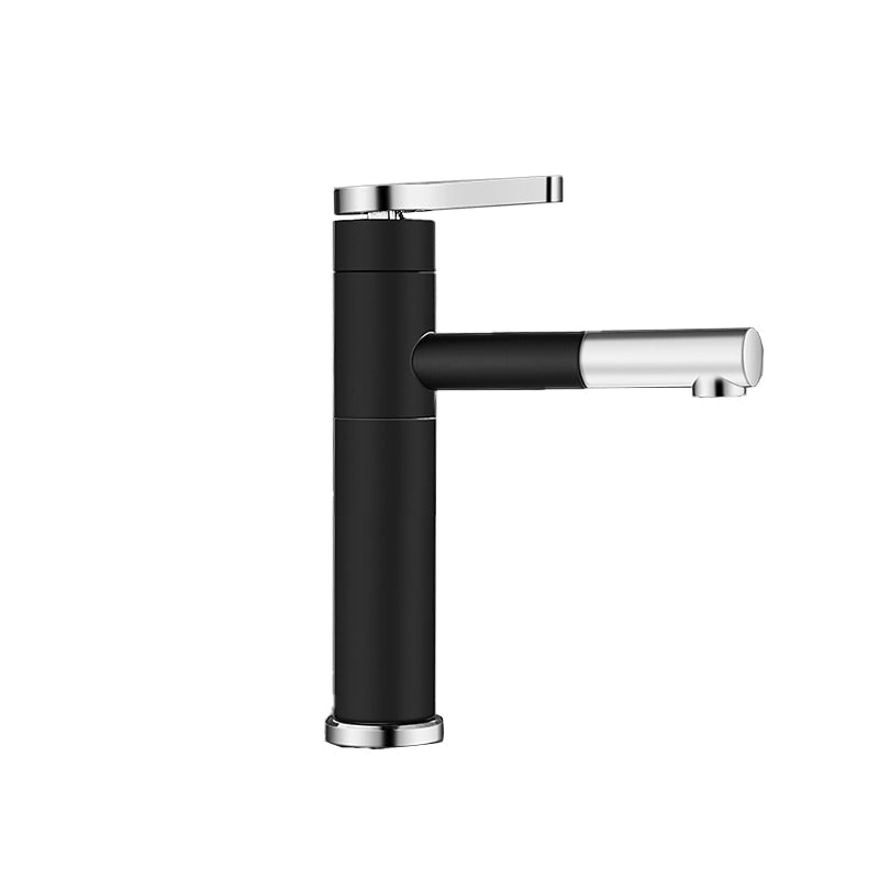 Lever handle faucet Glam Style with swivel spout for the bathroom