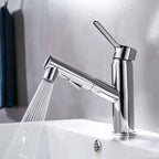 Contemporary Basin Faucet Pure Color Low Arc Basin Faucet for the Bathroom