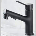 Contemporary Basin Faucet Pure Color Low Arc Basin Faucet for the Bathroom
