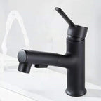 Contemporary Basin Faucet Pure Color Low Arc Basin Faucet for the Bathroom