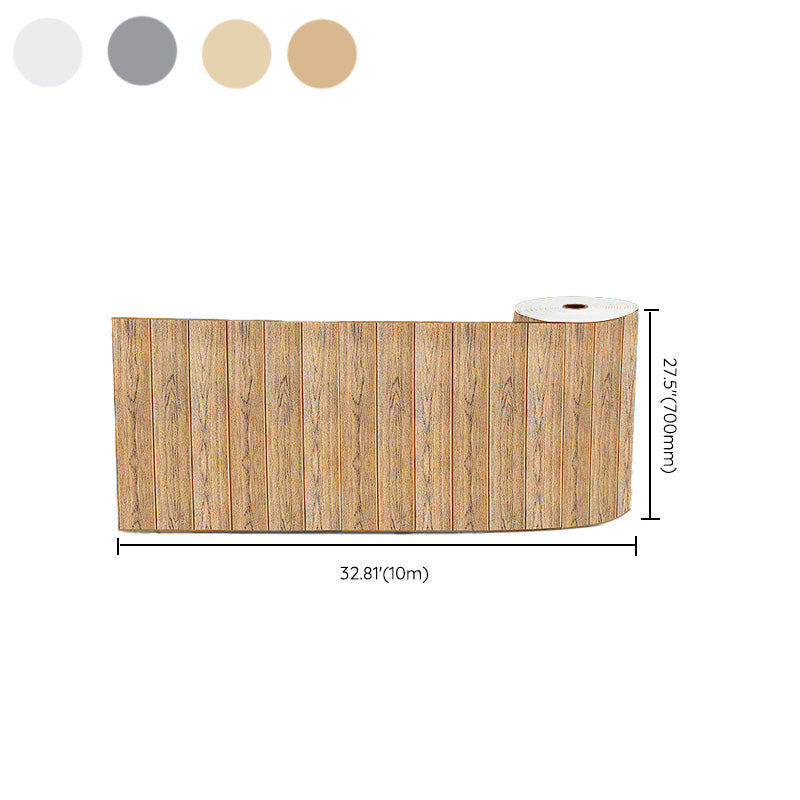 Industrial Tin Backsplash Panel Smooth Wall Ceiling Wood Grain Design