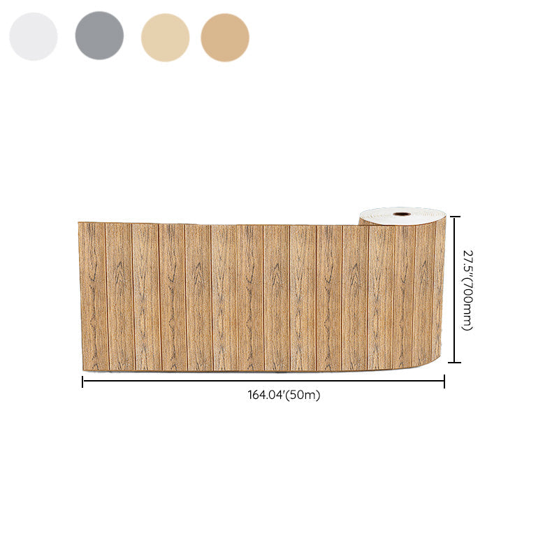 Industrial Tin Backsplash Panel Smooth Wall Ceiling Wood Grain Design