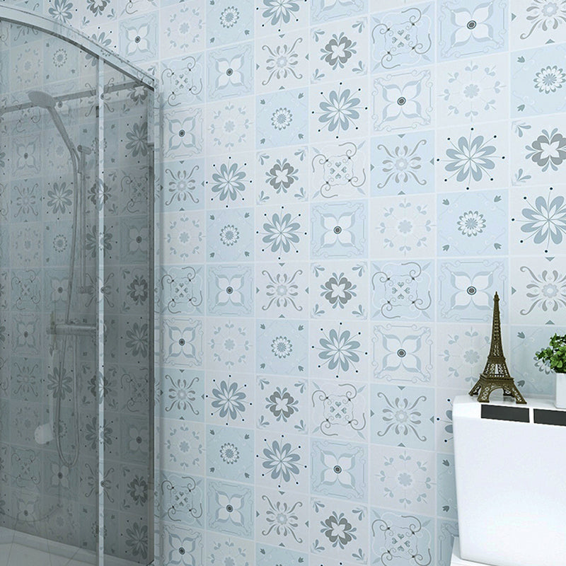 Modern Peel and Stick Tiles PVC Square Wallpaper for Kitchen and Bathroom Splashback