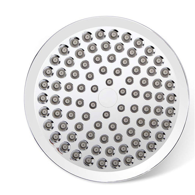 Modern Dual Shower Head Square High Arc Shower Head Combination in Silver