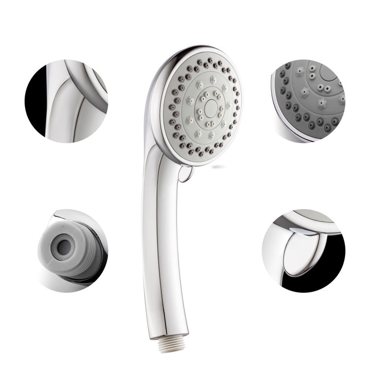 Single Double Showerhead Square High Arc Showerhead Combo in Chrome