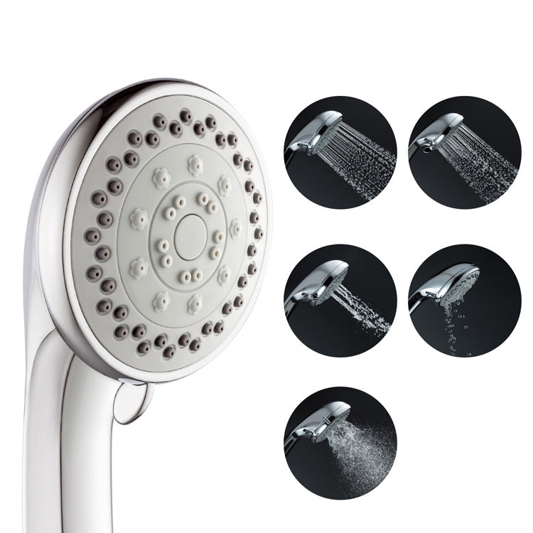 Single Double Showerhead Square High Arc Showerhead Combo in Chrome