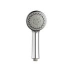 Single Double Showerhead Square High Arc Showerhead Combo in Chrome