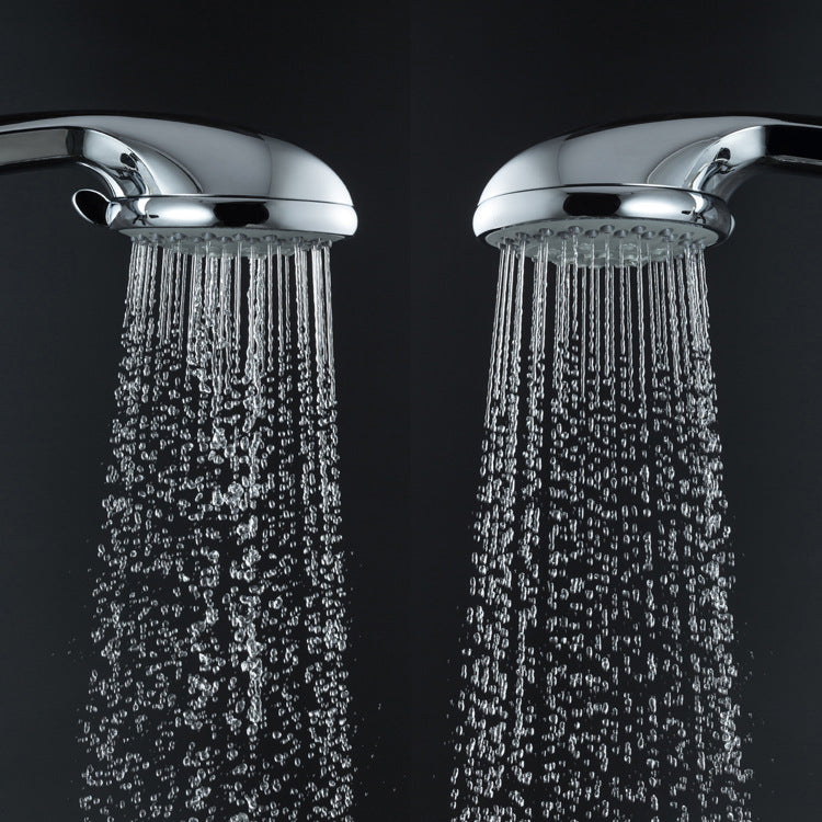 Single Double Showerhead Square High Arc Showerhead Combo in Chrome