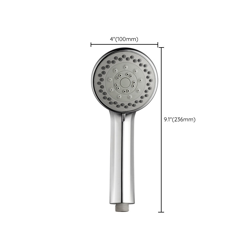 Single Double Showerhead Square High Arc Showerhead Combo in Chrome