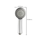 Single Double Showerhead Square High Arc Showerhead Combo in Chrome