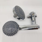 Modern Style Shower Heads Dual Wall Mounted Round Metal Dual Shower