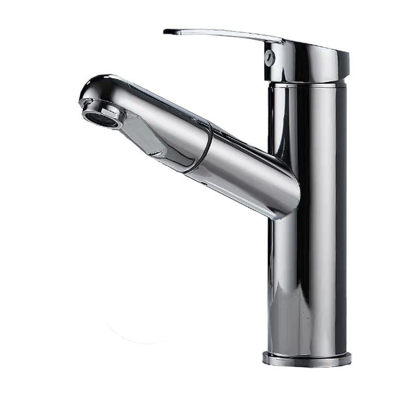 Contemporary Sink Faucet Simple Low Arc Copper Sink Faucet