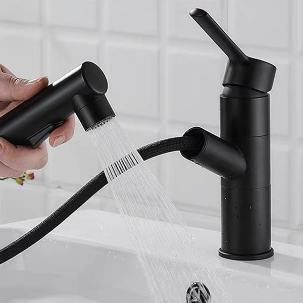 Contemporary Sink Faucet Simple Low Arc Copper Sink Faucet