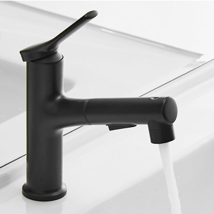 Contemporary Sink Faucet Simple Low Arc Copper Sink Faucet