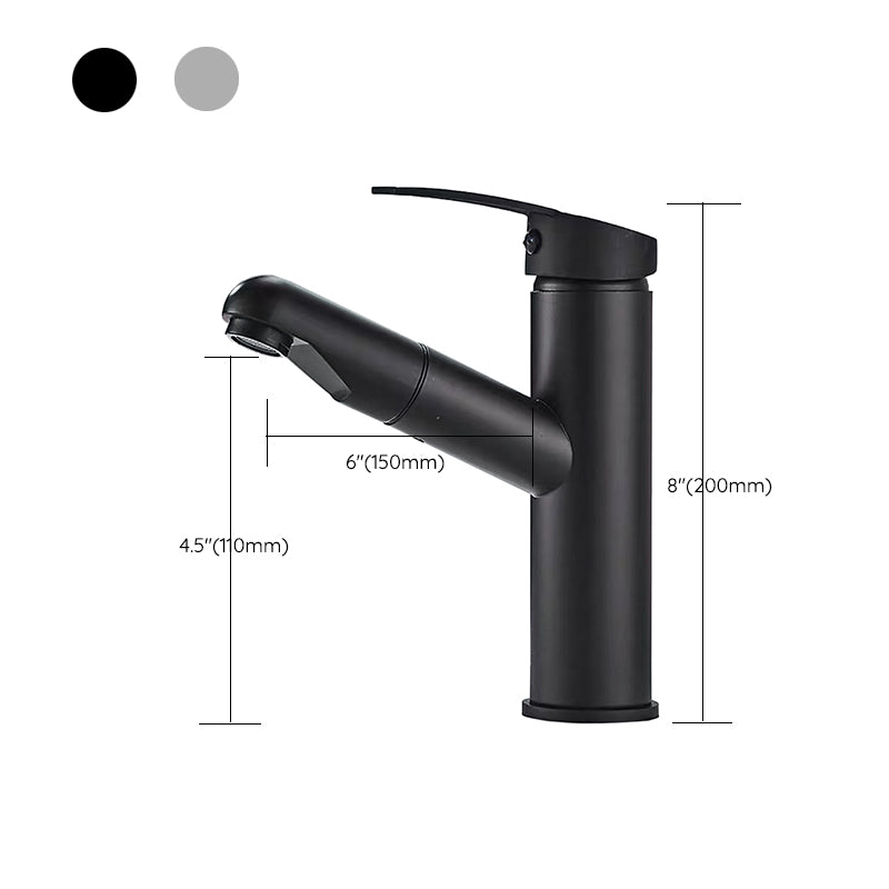 Contemporary Sink Faucet Simple Low Arc Copper Sink Faucet