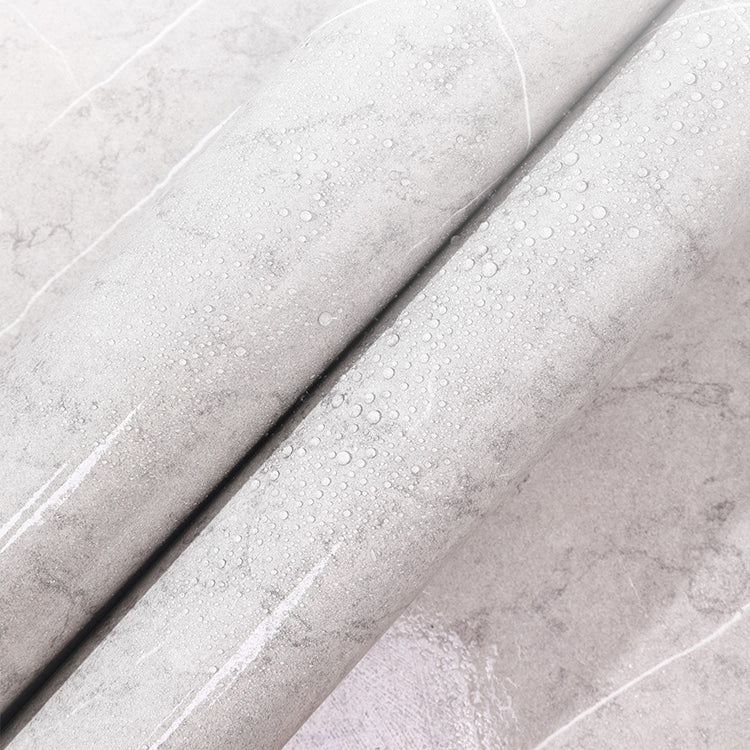 Modern PVC flooring with marble pattern, Peel & Stick vinyl floor planks