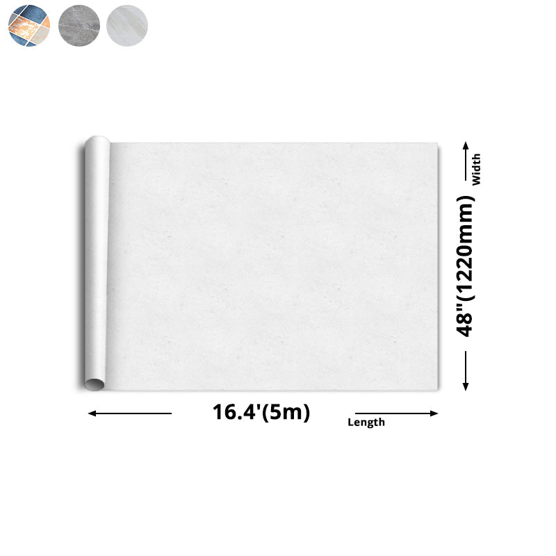 Modern PVC flooring with marble pattern, Peel & Stick vinyl floor planks