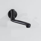 Shower Bath Filler Wall Mount Copper Low Arc Knob Handle Bathtub Faucet Trim