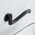 Shower Bath Filler Wall Mount Copper Low Arc Knob Handle Bathtub Faucet Trim