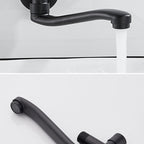 Shower Bath Filler Wall Mount Copper Low Arc Knob Handle Bathtub Faucet Trim