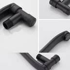 Shower Bath Filler Wall Mount Copper Low Arc Knob Handle Bathtub Faucet Trim