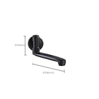 Shower Bath Filler Wall Mount Copper Low Arc Knob Handle Bathtub Faucet Trim