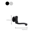 Shower Bath Filler Wall Mount Copper Low Arc Knob Handle Bathtub Faucet Trim