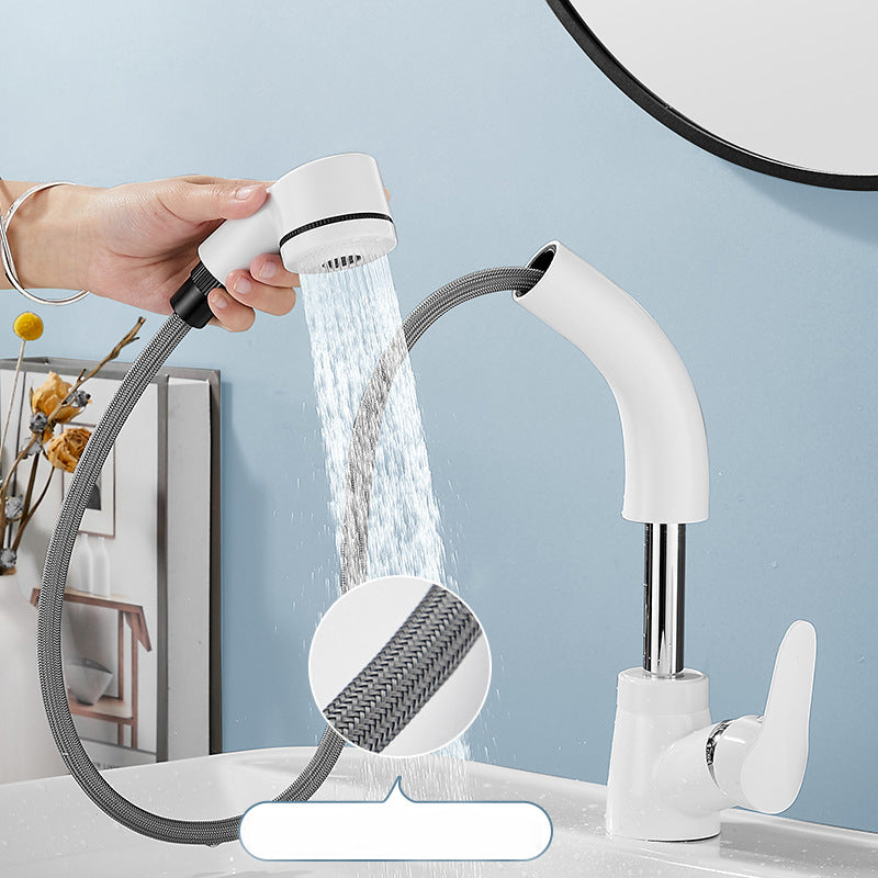 Contemporary Style Faucet Single Handle Basin Mixer Bathroom Faucet