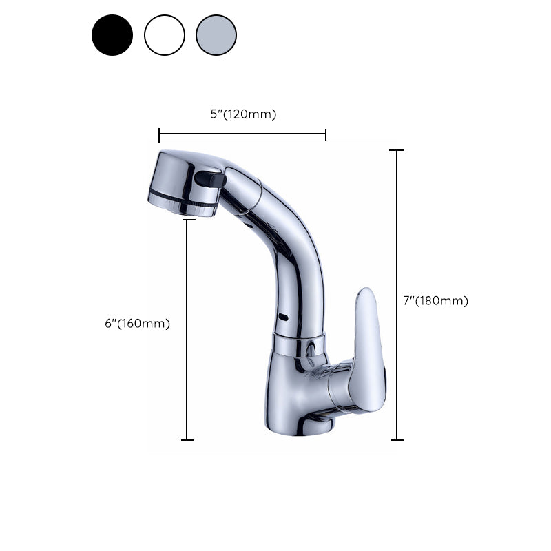 Contemporary Style Faucet Single Handle Basin Mixer Bathroom Faucet