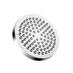 Modern Dual Shower Head Square High Arc Shower Head Combination in Silver