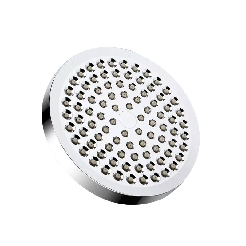 Modern Dual Shower Head Square High Arc Shower Head Combination in Silver