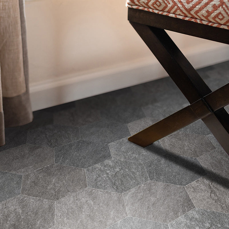 Peel and Stick Vinyl Floor Matte Stone Look Vinyl Floor