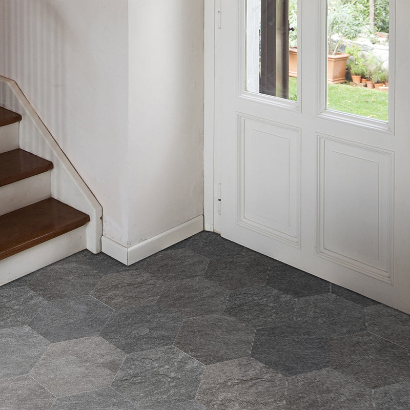 Peel and Stick Vinyl Floor Matte Stone Look Vinyl Floor