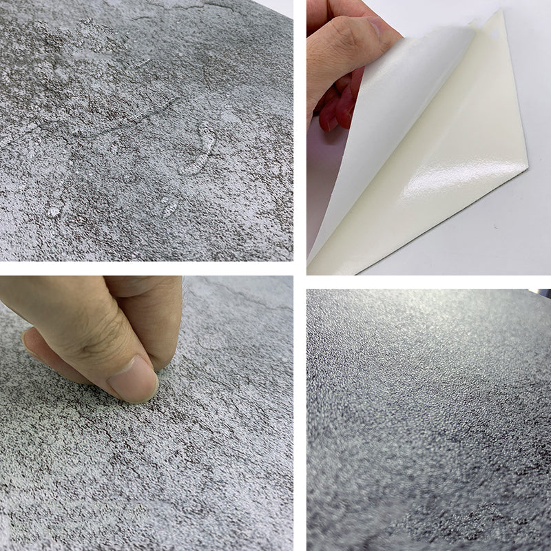 Peel and Stick Vinyl Floor Matte Stone Look Vinyl Floor